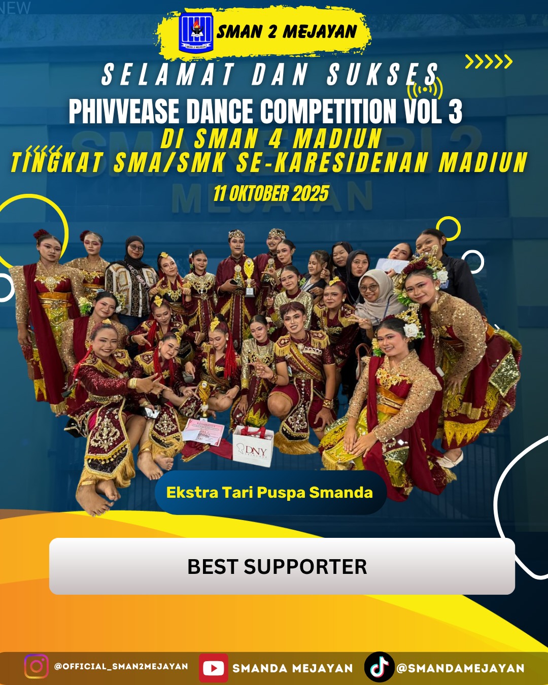 Best Supporter Tari Puspa SMANDA