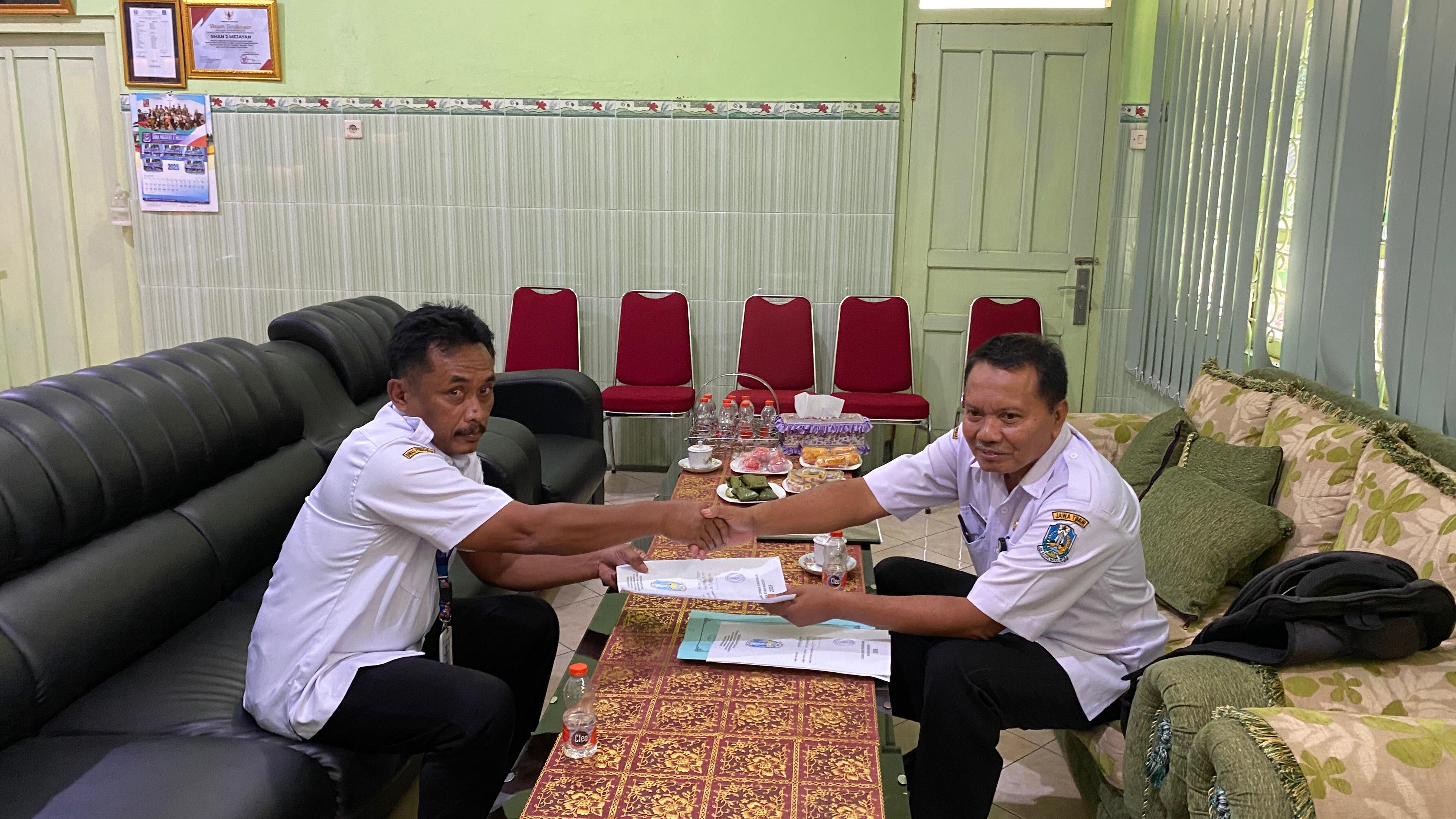 Kunjungan Pengawas Pendamping dalam Pelaksanaan Monitoring Rencana Kerja Sekolah 2025/2026